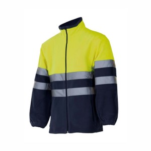 CASACO POLAR AZUL ESC/AMARELO AV 301503